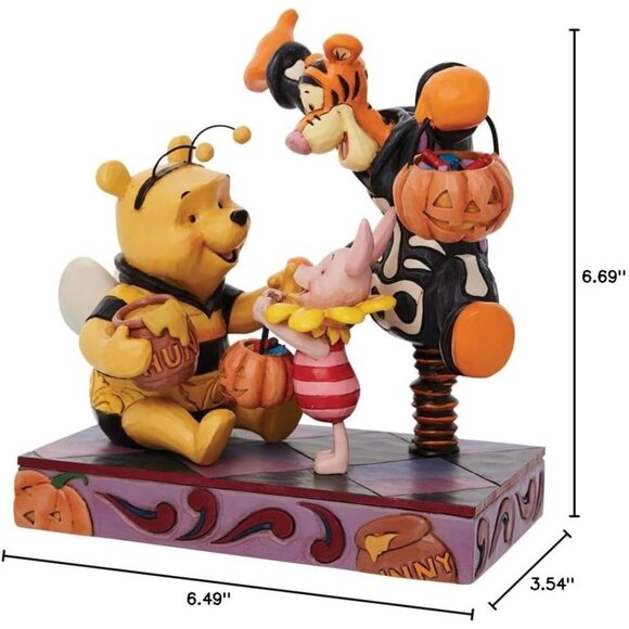 Disney Traditions by Jim Shore Winnie The Pooh and Friends Halloween Figurine - Picture 8 of 8